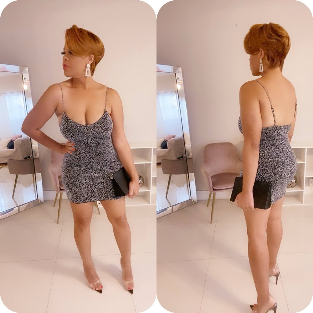 Elegant Black and White Women's Dress